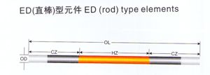 SiC Heating Elements ED